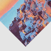 ldp SANTORINI - panorama - van nacht - Tissuepapier (Detail)