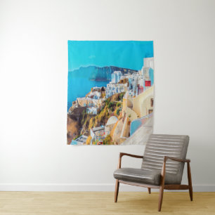 ldp SANTORINI - panorama - Wandkleed