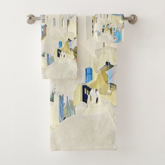 ldp SANTORINI - uitzicht - Bad Handdoek (Insitu)