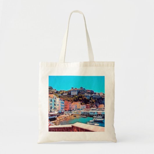 ldp SORRENTO - panorama - strand - Tote Bag (Voorkant)