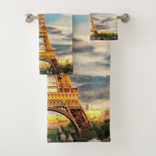 ldp TOUR EIFFEL - Parijs - uitzicht - Bad Handdoek