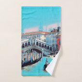 ldp VENICE - gondolas - rialto - (Serviette à main)