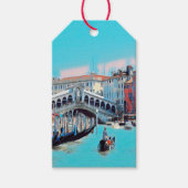 ldp VENICE - gondolas - rialto - Cadeaulabel (Voorkant)