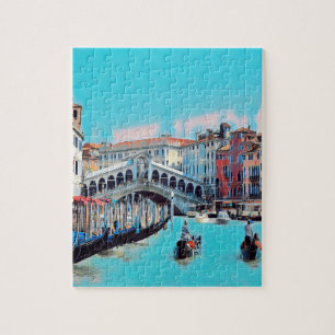 ldp VENICE - gondolas - rialto - Legpuzzel
