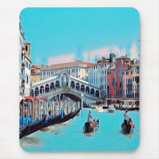 ldp VENICE - gondolas - rialto - Muismat (Voorkant)