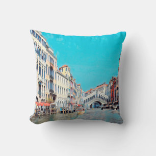 ldp VENICE - Grand Canal - strand van Rialto - Kussen