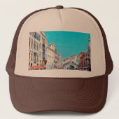 ldp VENICE - Grand Canal - strand van Rialto - Trucker Pet (Voorkant)