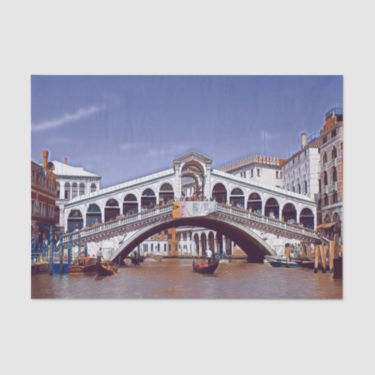 ldp Venice - RIALTO BRIDGE - Tissuepapier (Voorkant)
