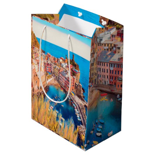 ldp VERNAZZA - Cinque Terre - Medium Cadeauzakje (Achterkant Gekanteld)