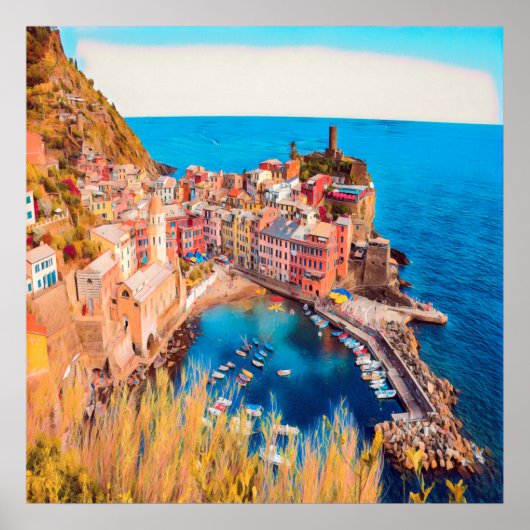 ldp VERNAZZA - Cinque Terre - Poster (Voorkant)