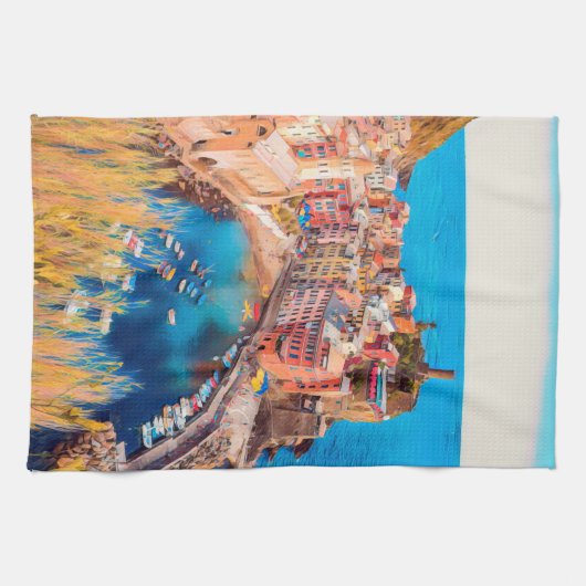 ldp VERNAZZA - Cinque Terre - Theedoek (Horizontaal)