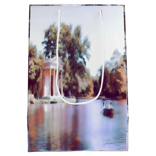 ldp VILLA BORGHESE GARDENS - Rome - Medium Cadeauzakje (Achterkant)