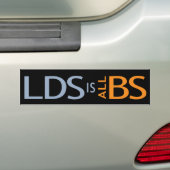 LDS is alle BS-bumpersticker Bumpersticker (Op auto)