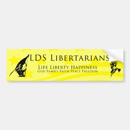 LDS Libertarians Bumpersticker (Voorkant)