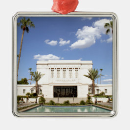 lds mesa arizona tempel mormoon foto metalen ornament