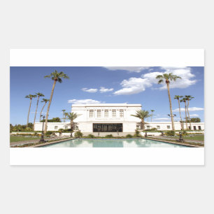 lds mesa arizona tempel mormoon foto rechthoekige sticker