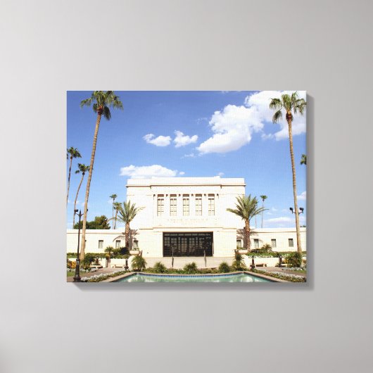 lds mesa arizona temple mormon afbeelding canvas afdruk (Voorkant)