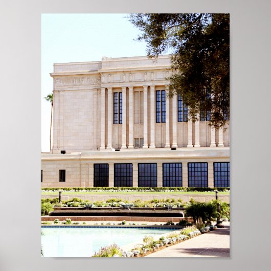 lds mesa arizona temple mormon afbeelding poster (Voorkant)