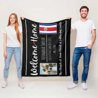 LDS Missionaire Homecoming Welkom Home Aangepast t Fleece Deken