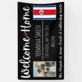 LDS Missionaire Homecoming Welkom Home Aangepast t Spandoek (Verticaal)