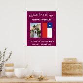 LDS Missionary Welcome Home Custom Spanish Poster (Cuisine)