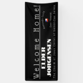 LDS Missionary Welkom Home Aangepaste Banner Poste (Verticaal)