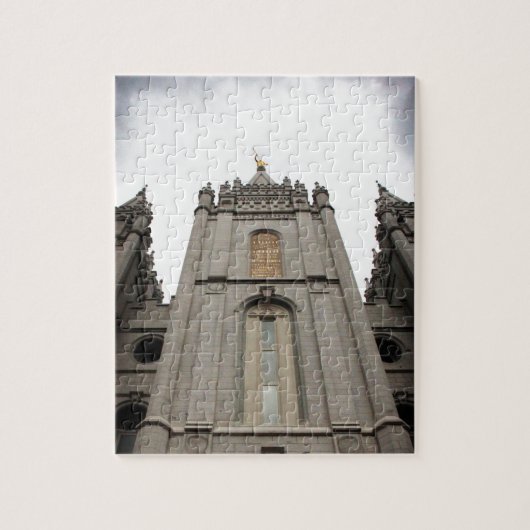 LDS Mormon Salt Lake City Temple foto Legpuzzel (Verticaal)