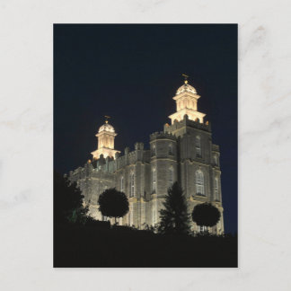 LDS Mormon Temple Logan, Utah Briefkaart