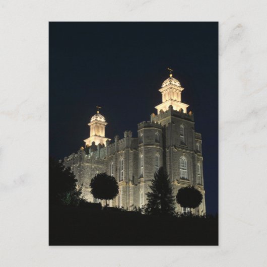 LDS Mormon Temple Logan, Utah Briefkaart (Voorkant)