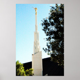lds mormoonse tempel las vegas nv poster
