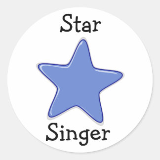 LDS Primary Stickers - Star Singer