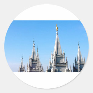 lds salt lake city tempel engel moroni ronde sticker