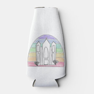 LDS Salt Lake City Tempel regenboog zonsondergang Flesjeskoeler