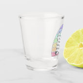 LDS Salt Lake City Temple rainbow sunset mormon Shot Glas (Links)