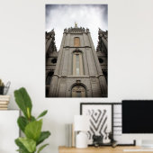 LDS Salt Lake City, UT Temple poster - groot (Thuiskantoor)