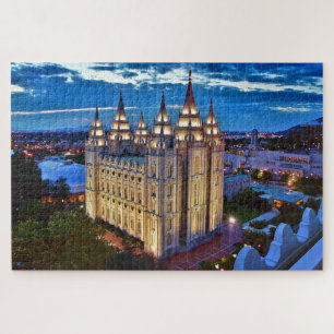 LDS Salt Lake Temple Utah jigzaag puzzel