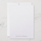 LDS Temple Faire-part de mariage-Le Voile (Dos)