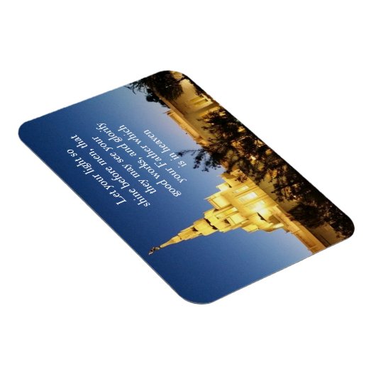 LDS Temple Magnet (Côté Droit)