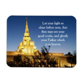 LDS Temple Magnet (Horizontal)