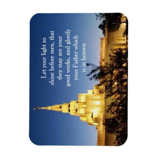 LDS Temple Magnet (Vertical)