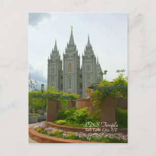 LDS Temple, Salt Lake City, Utah Briefkaart