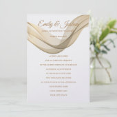 LDS Temple Wedding Invitation-The Veil Kaart (Staand voorkant)