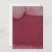 LDS WEDDING INVITATION | Elegant Floral Rustic Kaart (Achterkant)