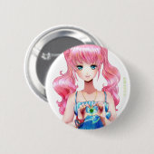 LE4F Pin Ronde Button 5,7 Cm (Voorkant /achterkant)