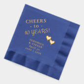 Le 10e anniversaire du Mariage salue deux coeurs (Gauche)