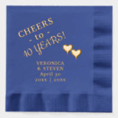 Le 10e anniversaire du Mariage salue deux coeurs (Recto)