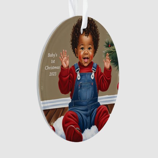 Le 1er Noël du bébé afro-américain (devant)