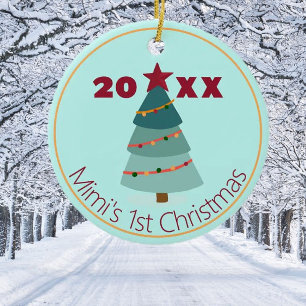 Le 1er ornement photo de Noël de Mimi