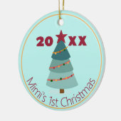 Le 1er ornement photo de Noël de Mimi (Gauche)