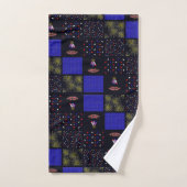 Le 4 juillet Patchwork Motif - le 4 juillet (Serviette à main)